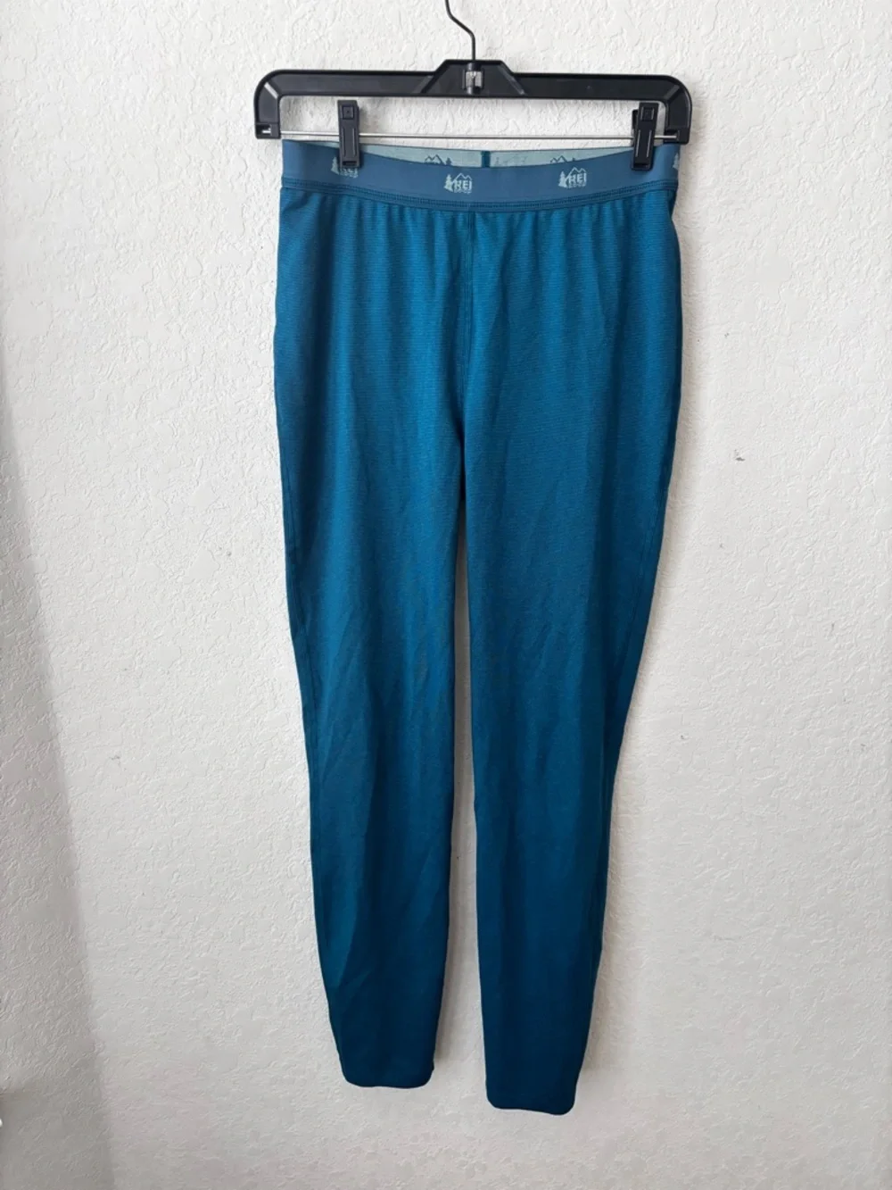 REI Kids Teal Thermal Base Layer Pants Size 14-16